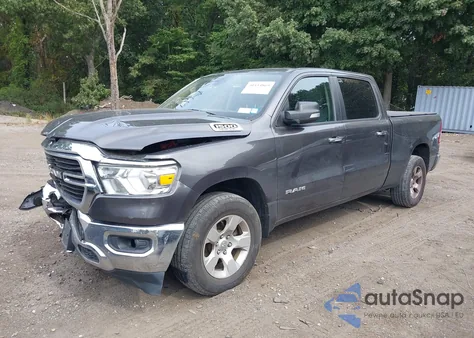 2020 Ram 1500 Big Horn 4X4 6'4 Box из США, поврежденный, VIN 1C6SRFMT3LN143125